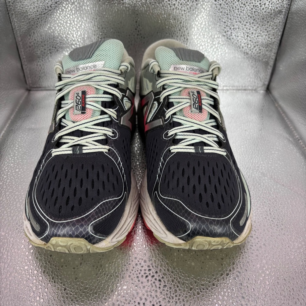 New Balance 1260v6 Womens 9.5 Running Shoes Black Silver Pink W1260PW6 - Picture 2 of 7